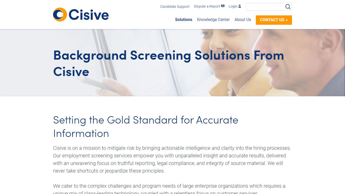 Employment Screening Services & Solutions | Cisive